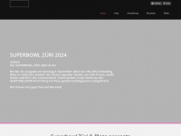 superbowlzueri.ch Webseite Vorschau