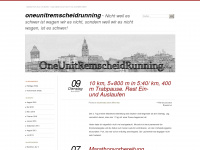 oneunitremscheidrunning.wordpress.com Webseite Vorschau