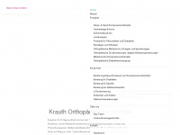 schuhtechnik-krauth.de Webseite Vorschau