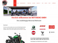 motobene.ch Webseite Vorschau