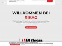 rikag.ch Webseite Vorschau