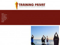 training-privat.net Webseite Vorschau