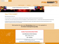 pyro-rabbit.de Webseite Vorschau