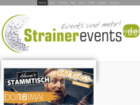 strainer-events.de Webseite Vorschau