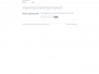 openpowerproject.wordpress.com Webseite Vorschau
