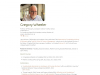 gregorywheeler.org Webseite Vorschau