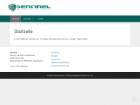sentinel-security.com Webseite Vorschau