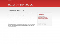 blog.wir-bedrucken-tassen.de Webseite Vorschau