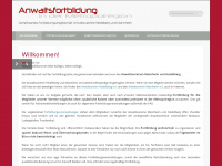 anwaltsfortbildung-metropolregion.de Webseite Vorschau