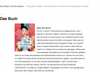 das-baanthai-kochbuch.de Webseite Vorschau