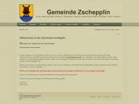 zschepplin.org Webseite Vorschau