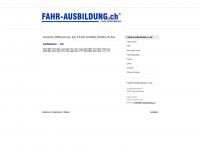 fahr-ausbildung.ch Webseite Vorschau
