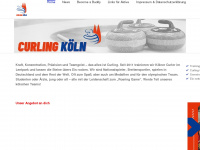 curling-koeln.de Webseite Vorschau