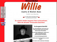 willie-countrymusic.de Webseite Vorschau