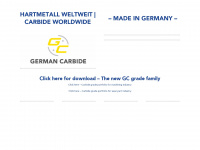german-carbide.com Webseite Vorschau