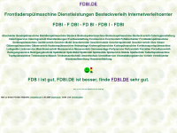 fdbi.de Webseite Vorschau