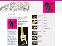 paisleymusik.de Webseite Vorschau