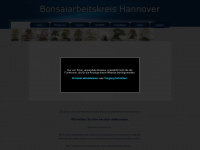 bonsaiarbeitskreis-hannover.de Webseite Vorschau