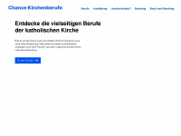 chance-kirchenberufe.ch Webseite Vorschau