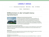 kiknet-umweltarena.org Webseite Vorschau