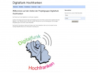 digitalfunk-hochfranken.de Webseite Vorschau