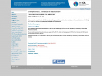 ica2012.univie.ac.at Webseite Vorschau