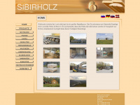 sibirholz.com Webseite Vorschau