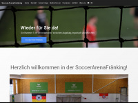 soccerarenafraenking.de Webseite Vorschau