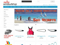 windsurf-shop.ch Webseite Vorschau