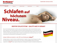 bodypur.de Webseite Vorschau