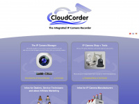cloudcorder.tv Webseite Vorschau
