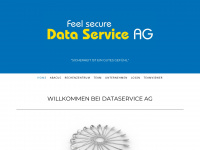 dataserviceag.com Webseite Vorschau
