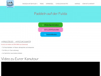 kanutours-fulda.de Webseite Vorschau