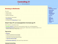controlling21.de Webseite Vorschau