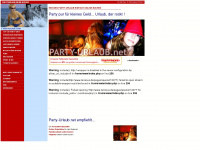 party-urlaub.net Webseite Vorschau
