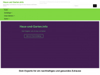 haus-und-garten.info Webseite Vorschau
