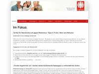 caritas-sz.de Webseite Vorschau