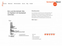 scheicherwand.com Webseite Vorschau