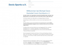 davissports.de Webseite Vorschau