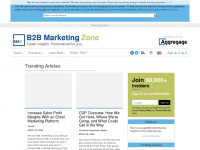 b2bmarketingzone.com Webseite Vorschau