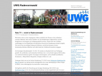 uwg-radevormwald.de Webseite Vorschau