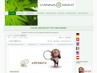canna-seed.eu Webseite Vorschau
