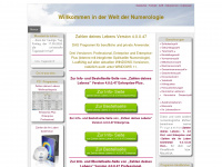 numerologie.info Webseite Vorschau
