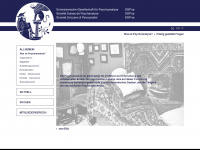 psychoanalyse.ch Webseite Vorschau