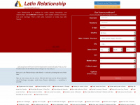 latinrelationship.com Webseite Vorschau