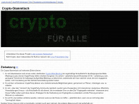 crypto-stammtisch.de Webseite Vorschau