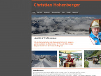 christian-hohenberger.at Webseite Vorschau