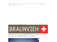 braunviehkoenigin.ch Webseite Vorschau