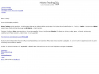 ndoro-trading.de Webseite Vorschau