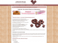 lebkuchen-rezept.de Webseite Vorschau